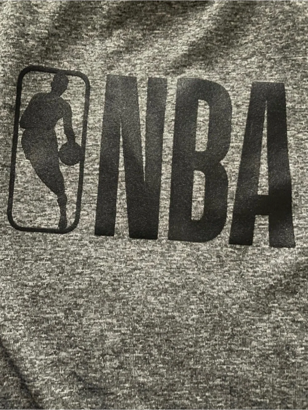 NBA 3t Gray Short-Sleeve Tee with Gray Camo detail